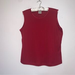 Allison Daley Rich Red Tank Top Large